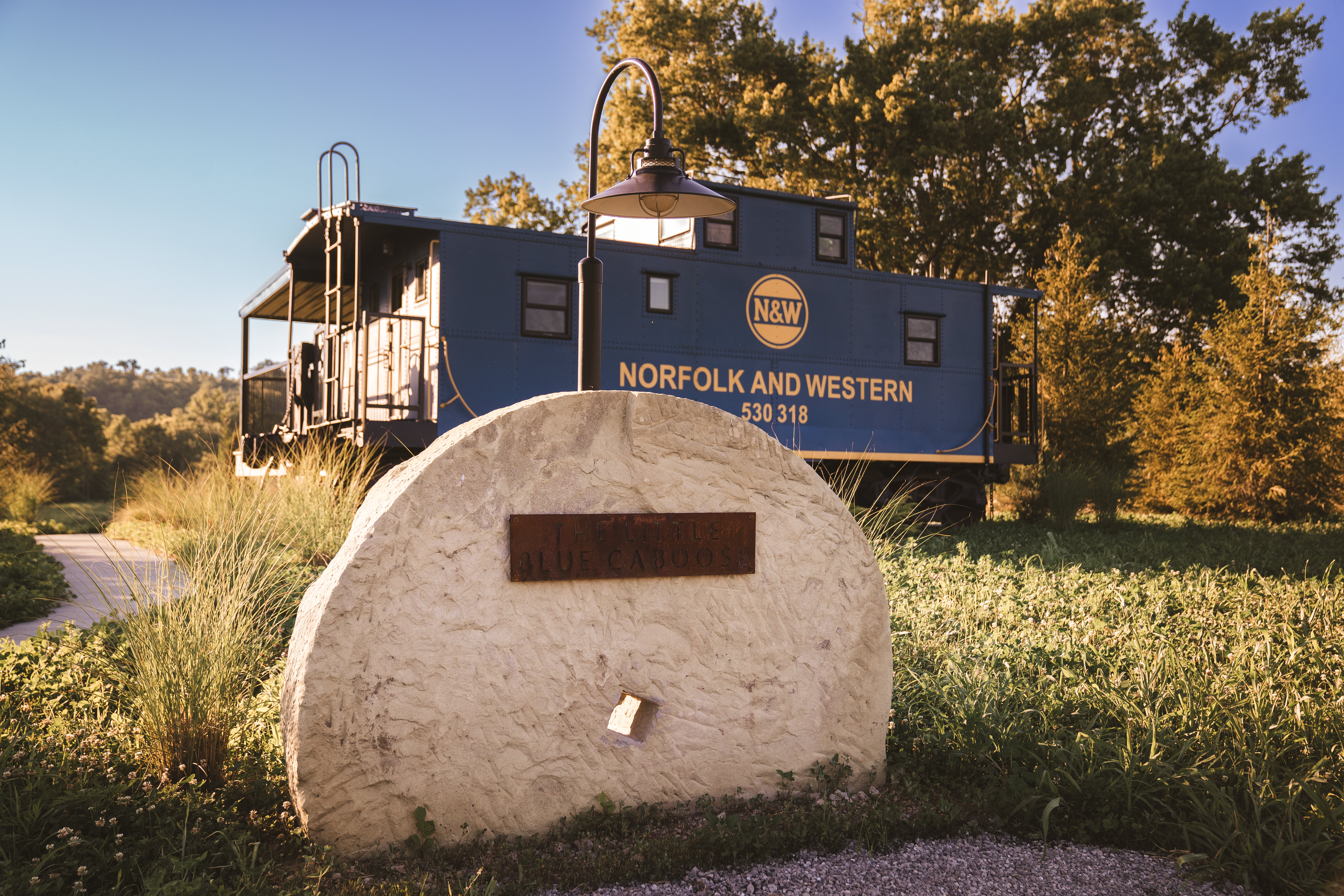 The Little Blue Caboose